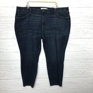 NEW Sonoma Women's Skinny Jeans All About Comfort No Gap Waistband size 26W